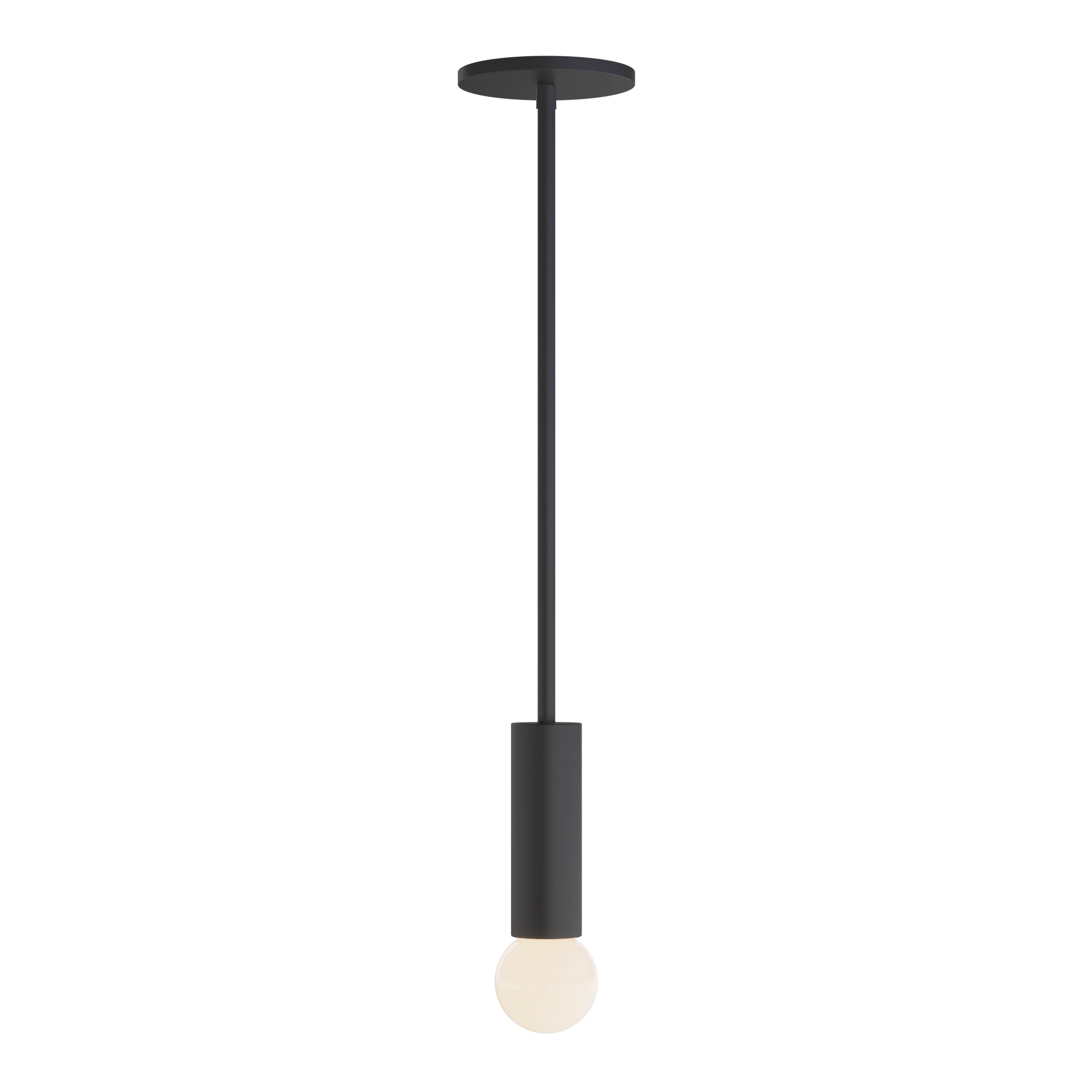Fjord Rod Pendant shown in Matte Black