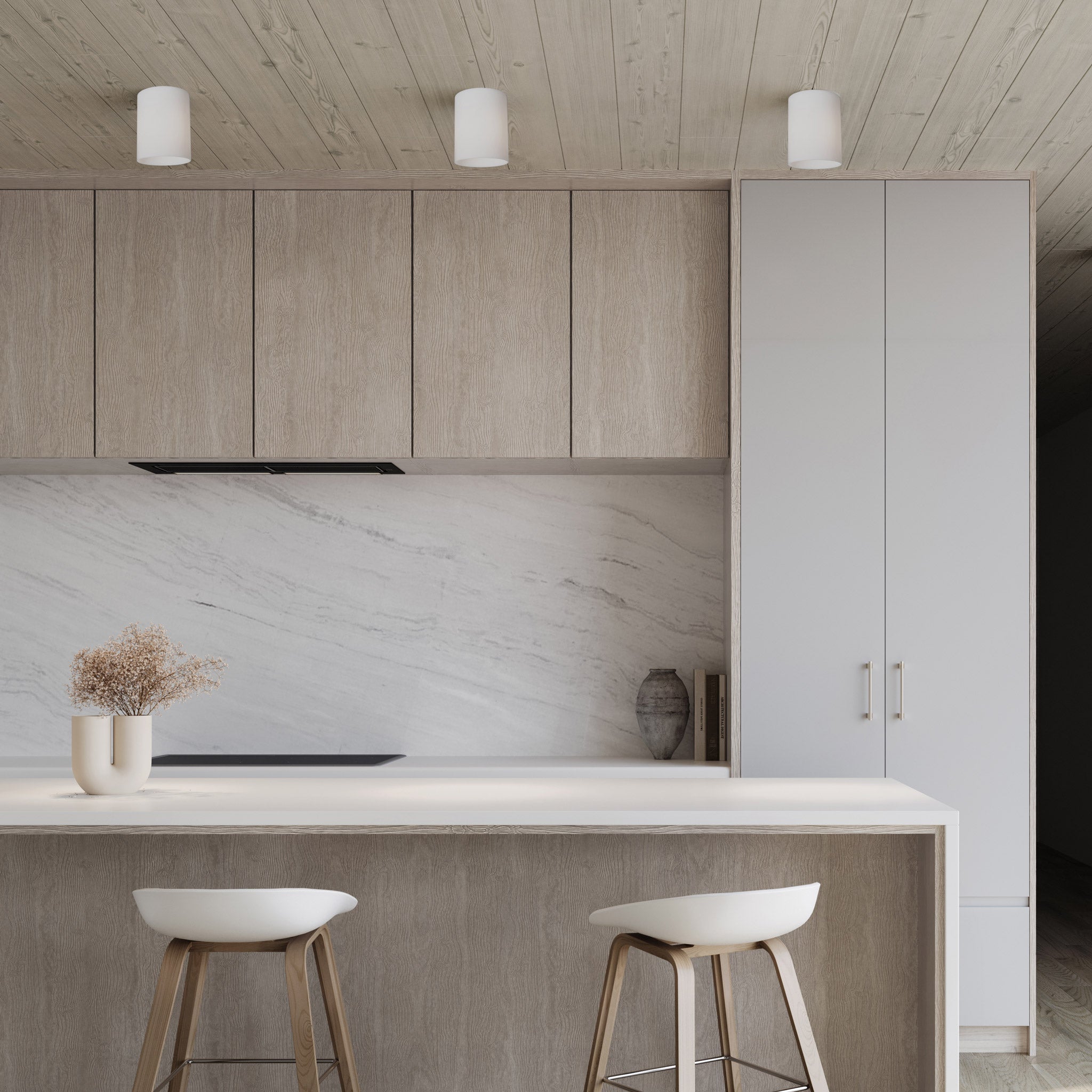 Glass Cape in Opal Glass