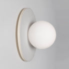 Kalpana Moon Large with Natural White Glaze