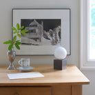 Little Meg Lamp shown in Metallic Bronze Glaze ceramic