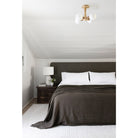 Lucy Compass Surface shown in Maple with Tumwater Table Lamp