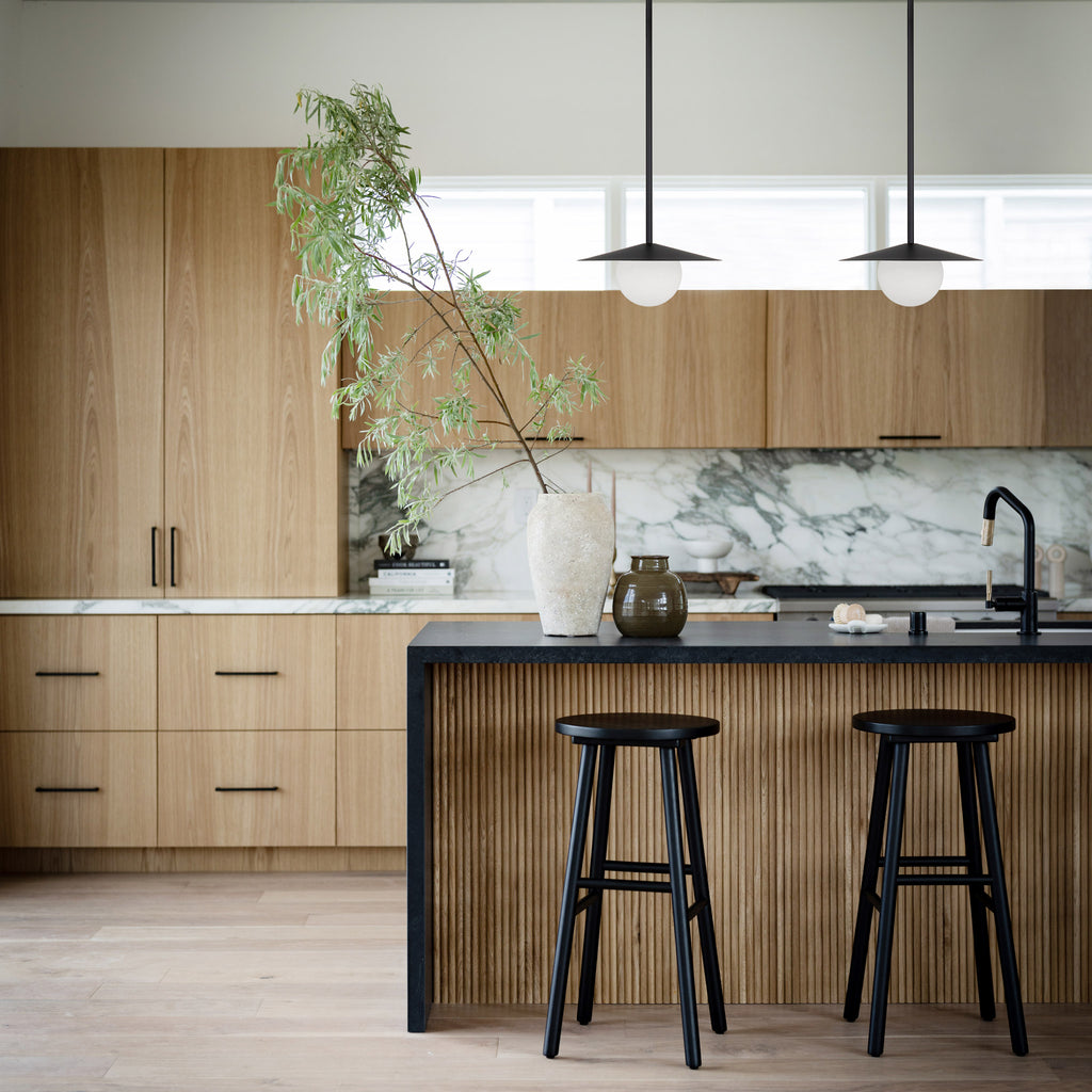 A Marie Pendant Light Installed At The Kitchen