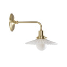 Marjorie Demi Sconce shown in Brass