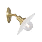 Marjorie Flush Sconce shown in Brass
