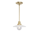 Marjorie Rod Pendant shown in Brass
