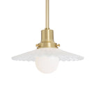 Marjorie Rod Pendant shown in Brass