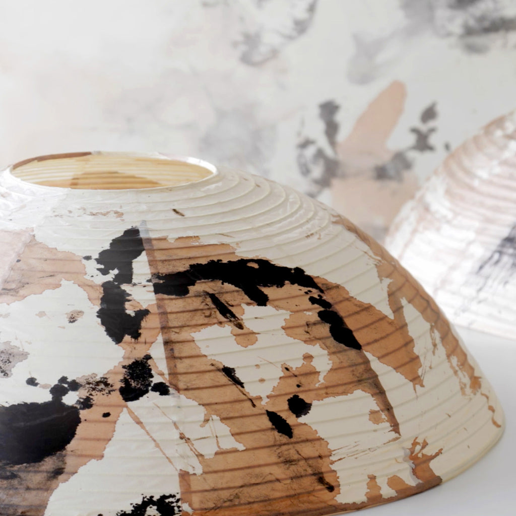 Hand-painted Kakishibu chōchin 