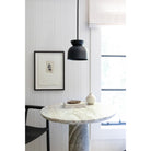Terra Amélie Pendant shown in Eclipse ceramic with Matte Black