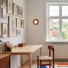Victoria Moon Sconce shown in Rosewood
