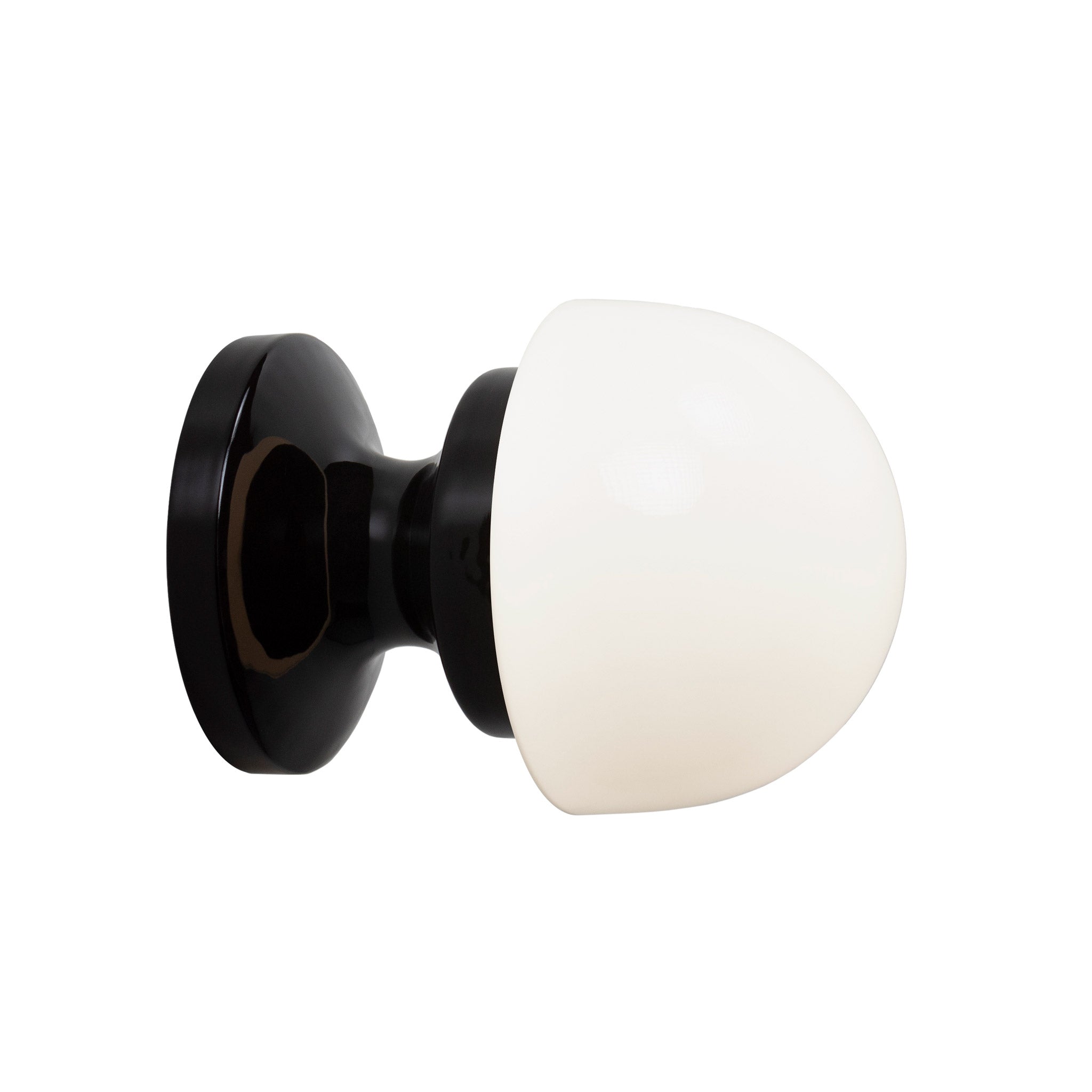 Allison shown in Gloss Black Glaze ceramic