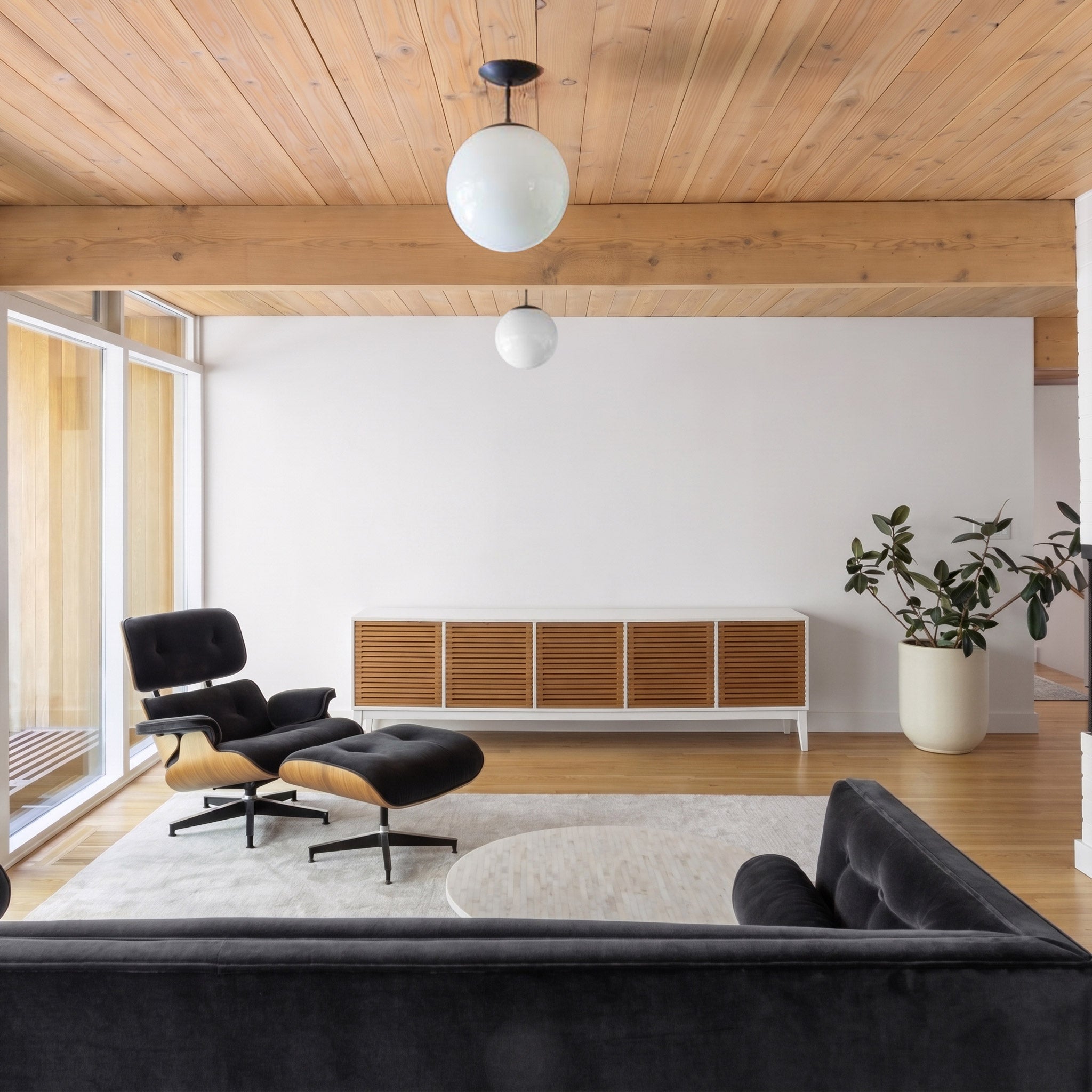 Alto Surface 12" shown in Matte Black, Interiors by Teal Davison Design