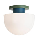 Anni Large shown with a Secret Garden Green canopy and Ocean Blue accent finish