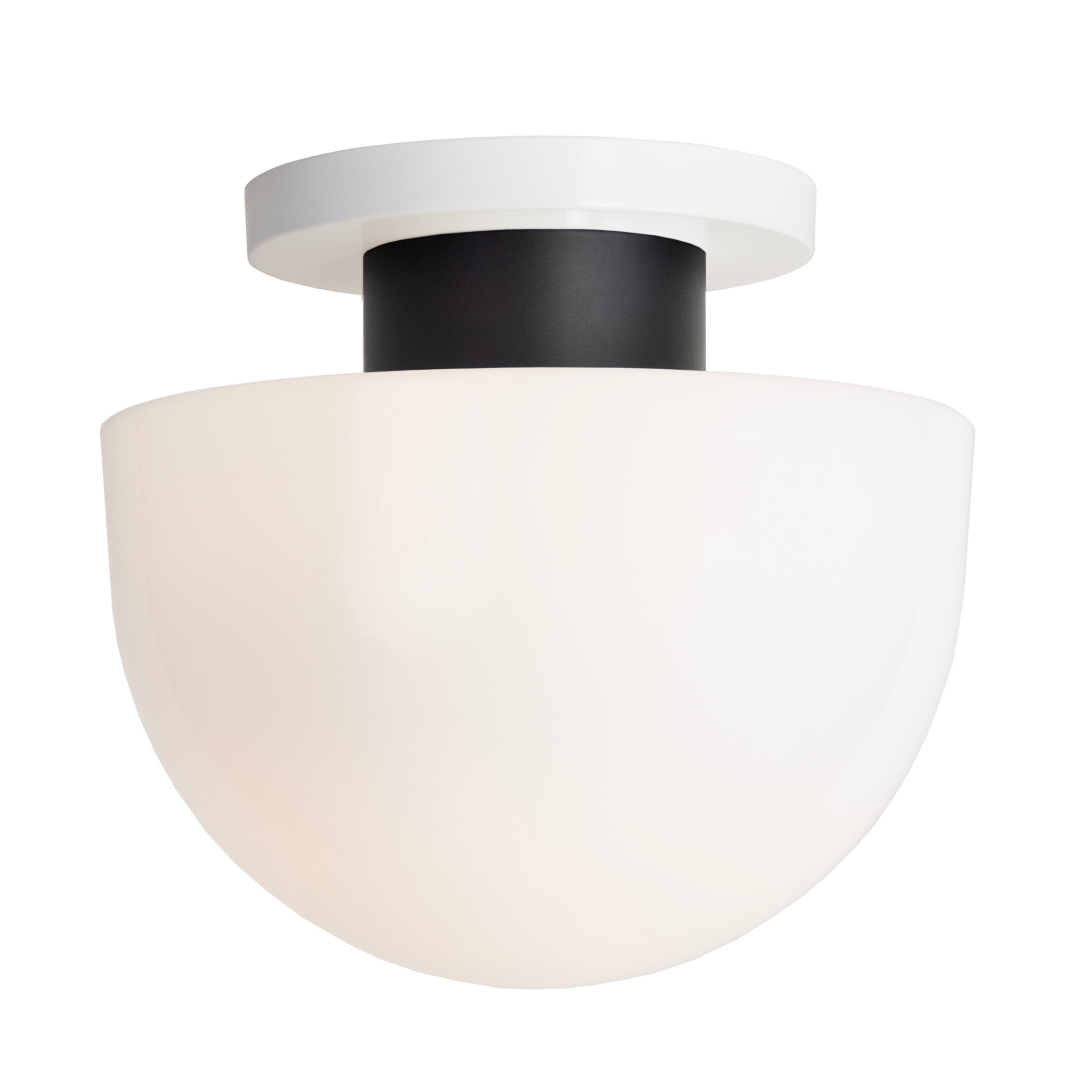 Anni Large shown with a White canopy and Matte Black accent finish