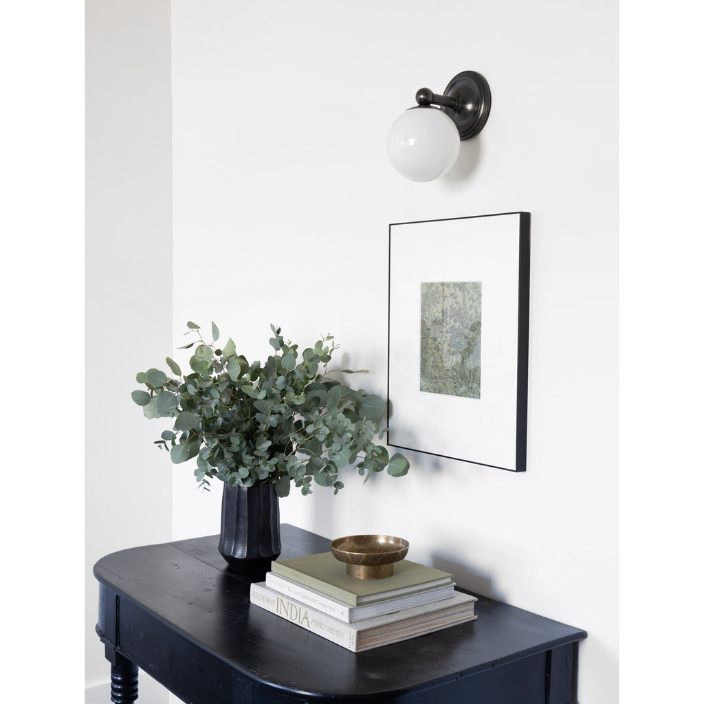 Eleanor Sconce shown in Graphite Patina