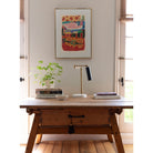 Fjord Articulated Lamp shown in Matte Black. Interior design by Sarah J. Meyer Design