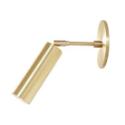 Fjord Spot with 3" arm shown in Brass