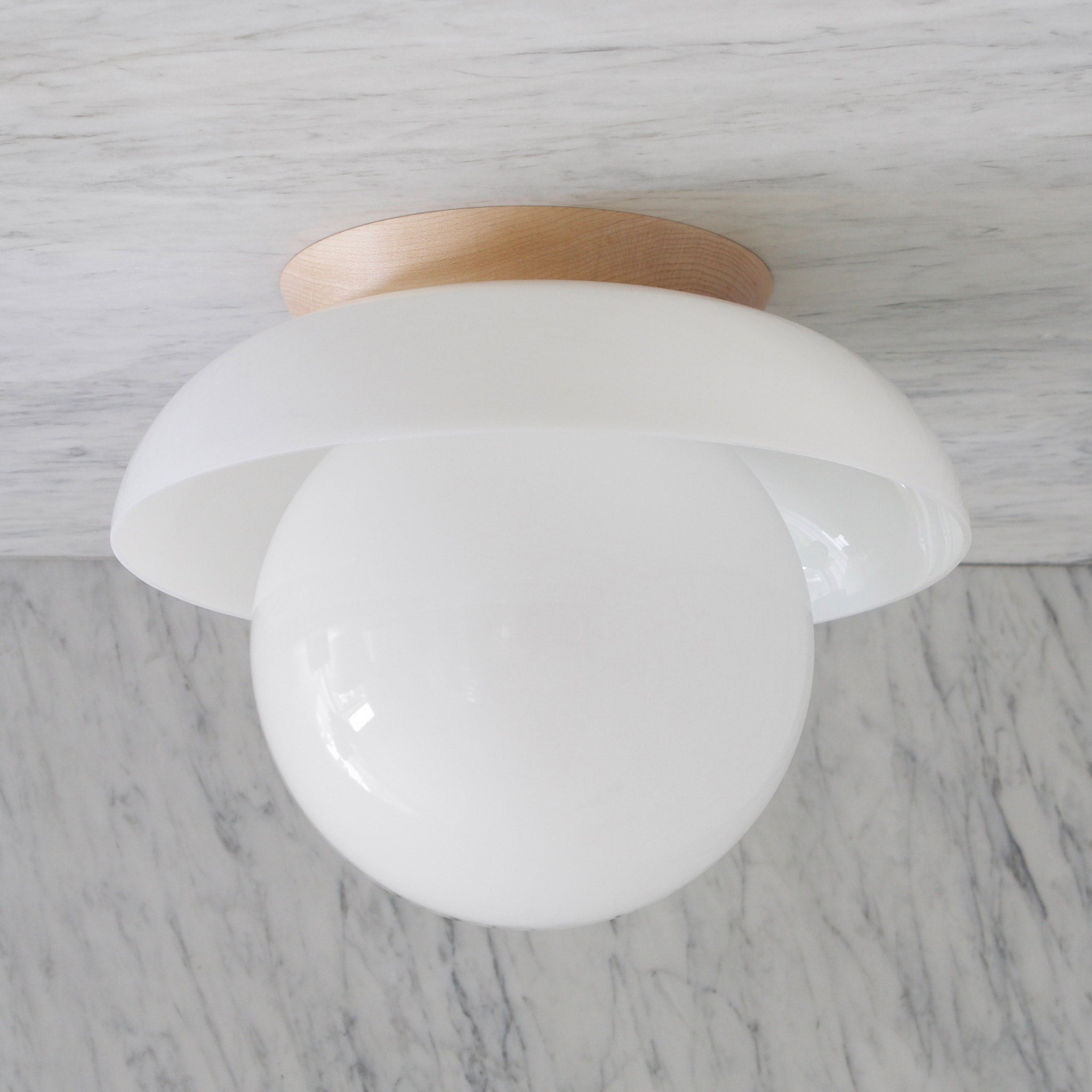 Glass Lexi Large 8" shown in Maple