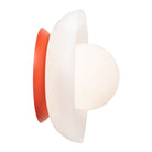 Glass Lexi Large 6" globe shown in Persimmon