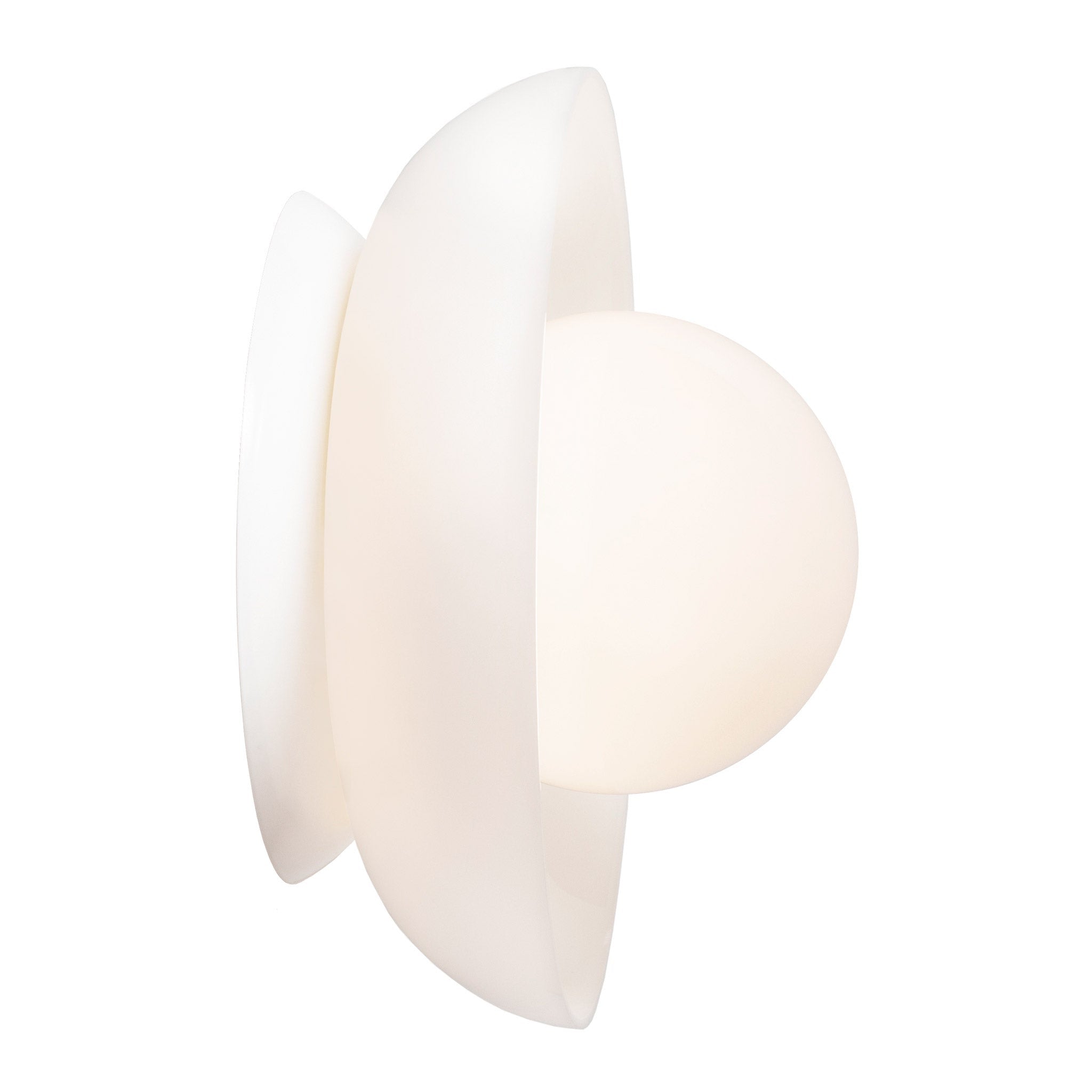 Glass Lexi Large 6" globe shown in White