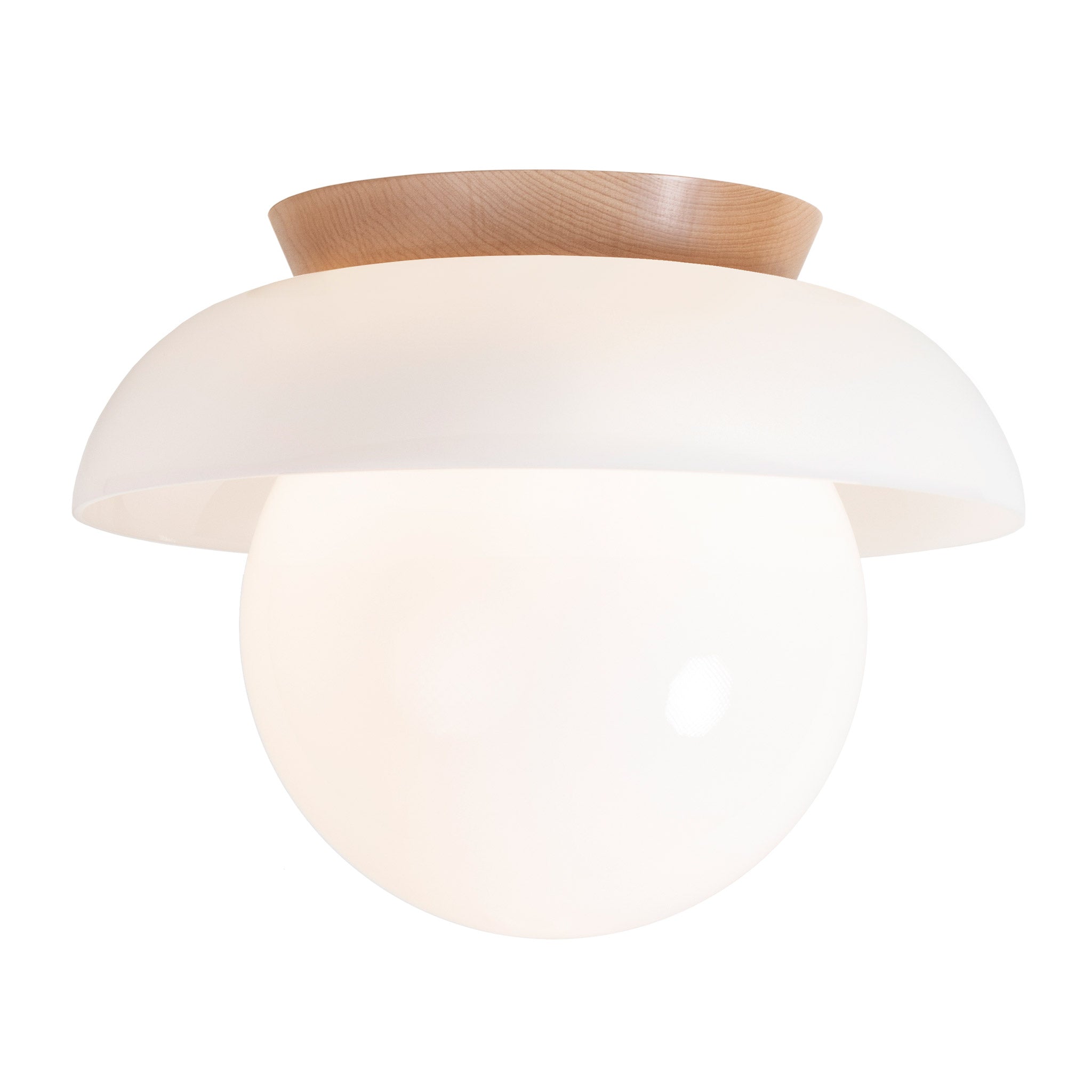 Glass Lexi Large 8" shown in Maple