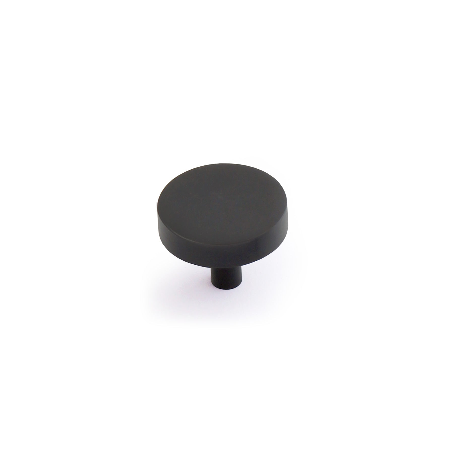 Jane cabinet knob shown in Satin black