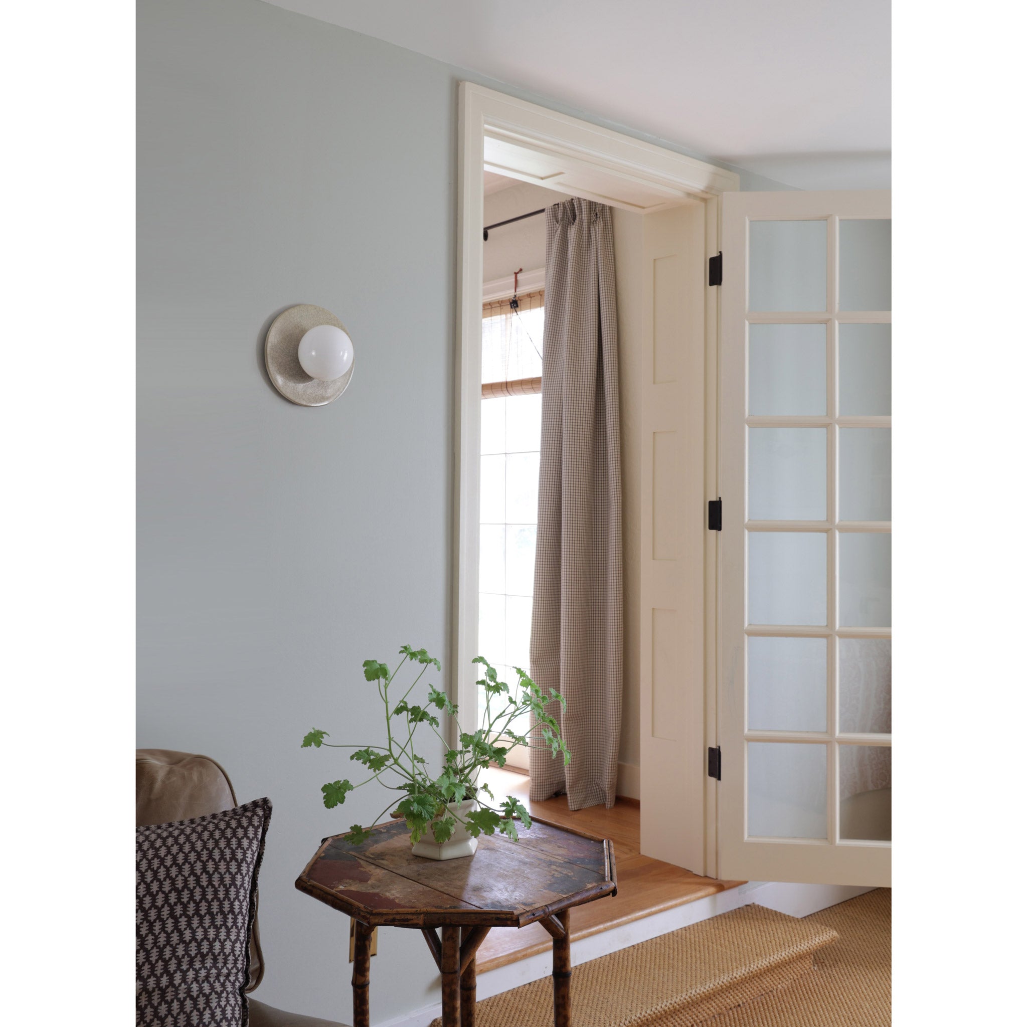 Kalpana Moon Large with Gloss Crackle Glaze