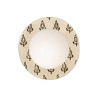 Little Luna shown with a Cream and Black Floral ceramic canopy