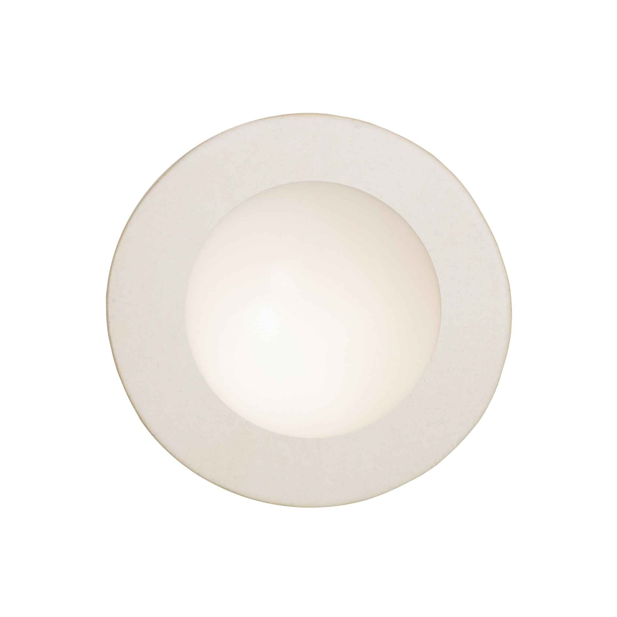 Little Luna shown with a Natural White Glaze ceramic canopy