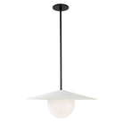 Marie Majeure Pendant shown in White with Matte Black