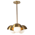 Noor 3 Pendant shown in Heirloom Brass