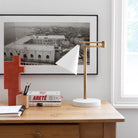 Petra Articulated Lamp shown in White