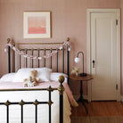 Josephine Table Lamp shown in Matte Black. Interior design by Sarah J. Meyer Design