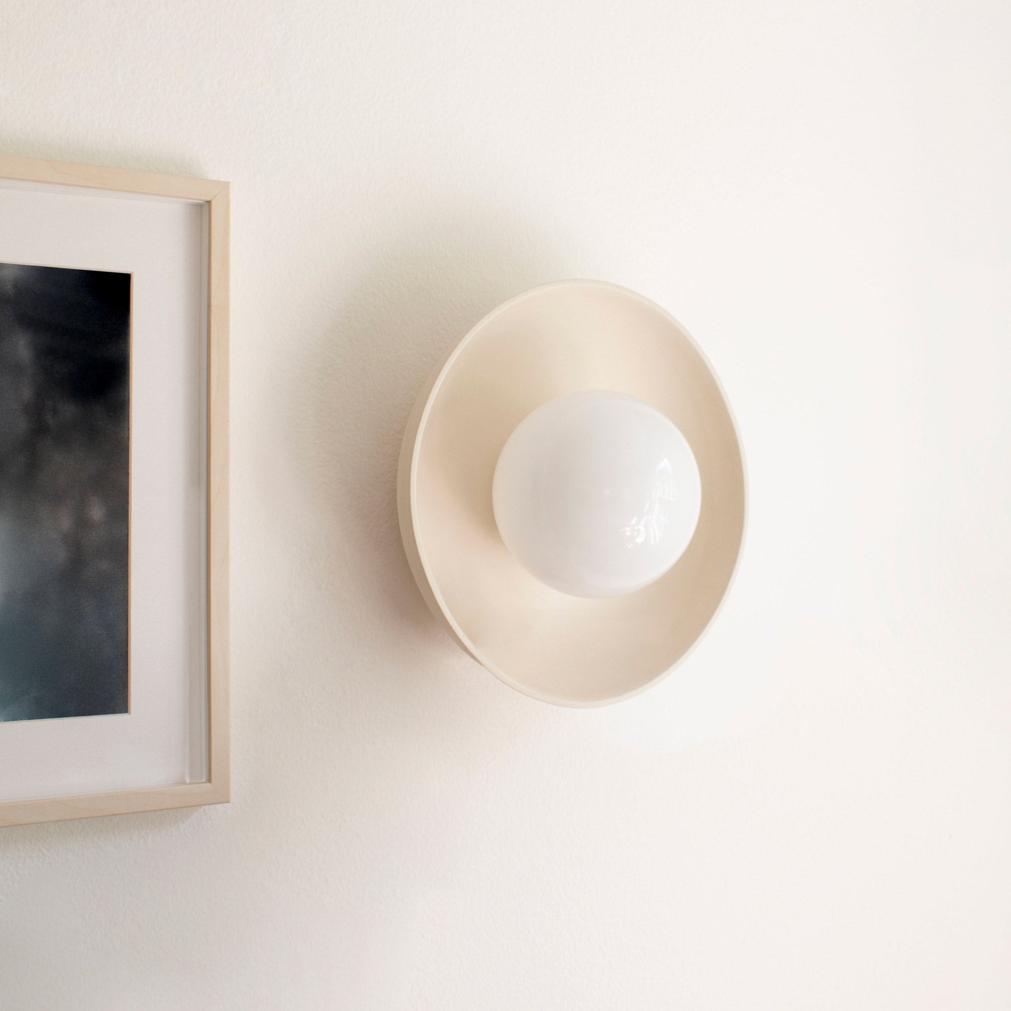 Terra Lexi Large 6" shown in Bone ceramic