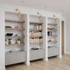 Tilt Cone Single Articulated in Brass. Interior Design by Alykhan Velji Designs