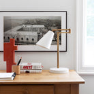 Tilt Cone Articulated Lamp shown in White