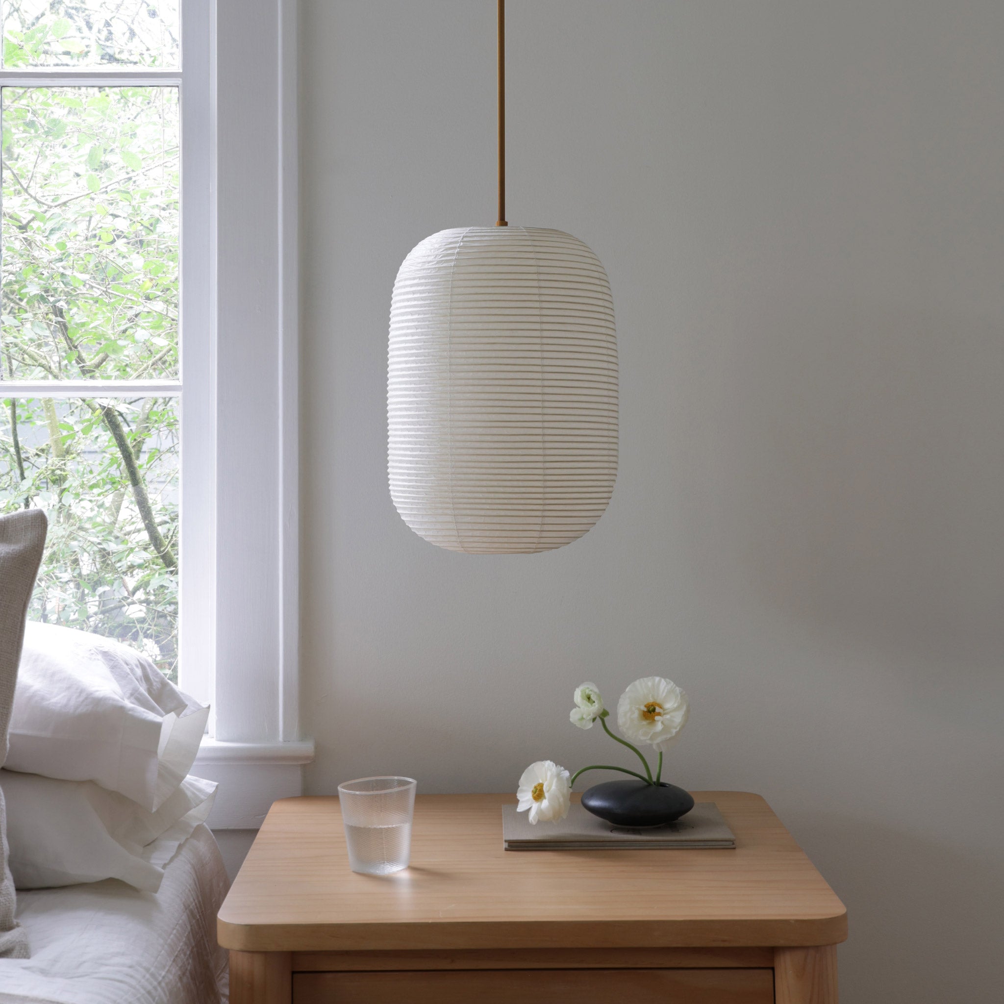 Umi Pendant shown in Heirloom Brass