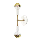 Vista 2 shown in White and Brass