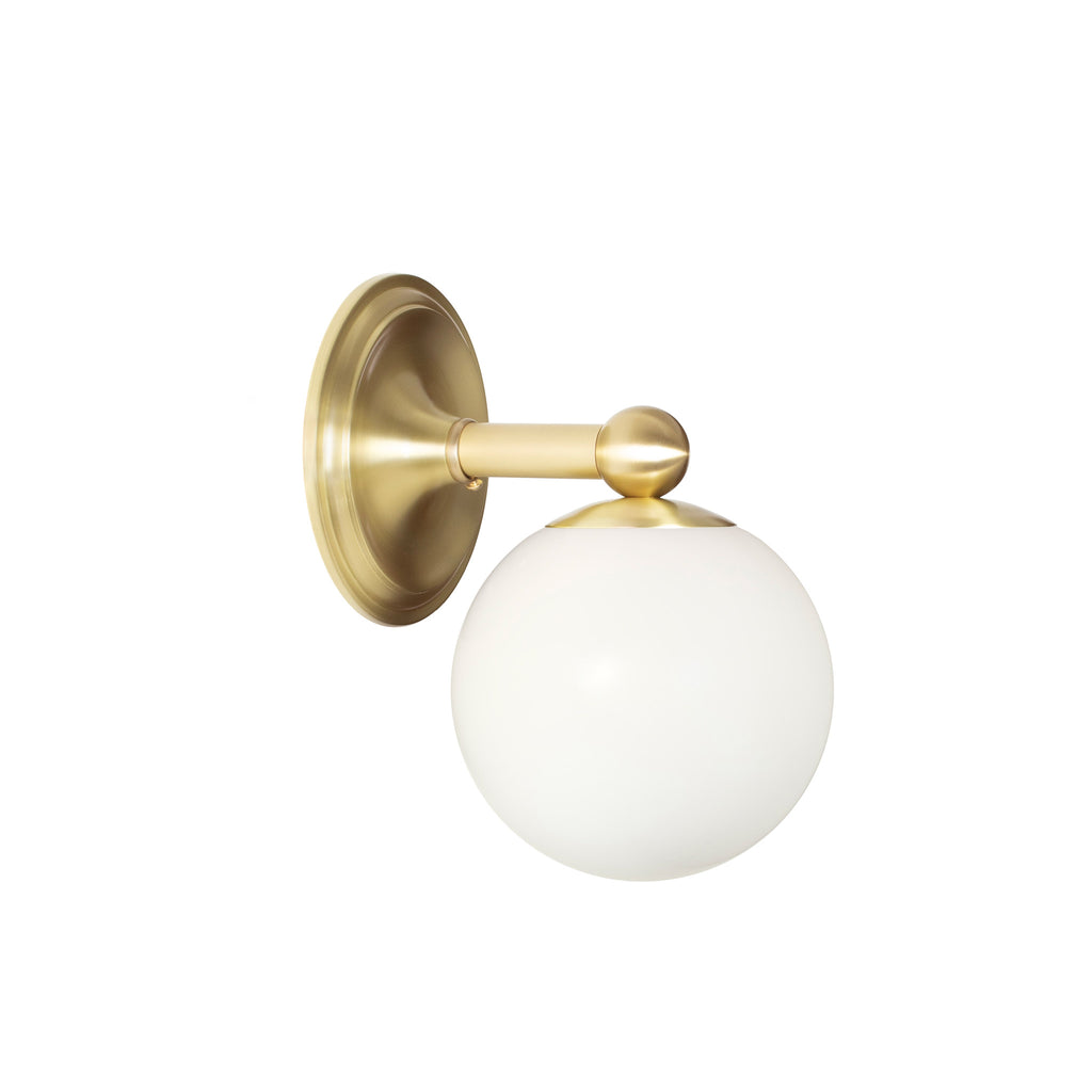 Eleanor Sconce shown in Brass