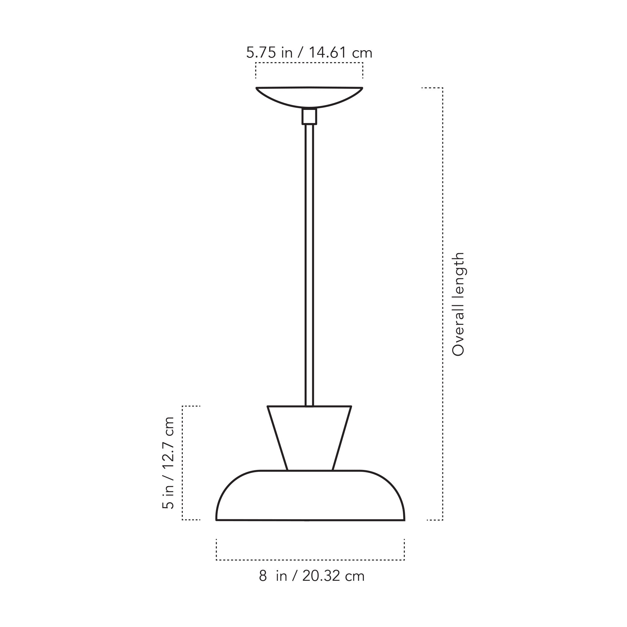 A Technical Drawing Of The Isle Rod Pendant