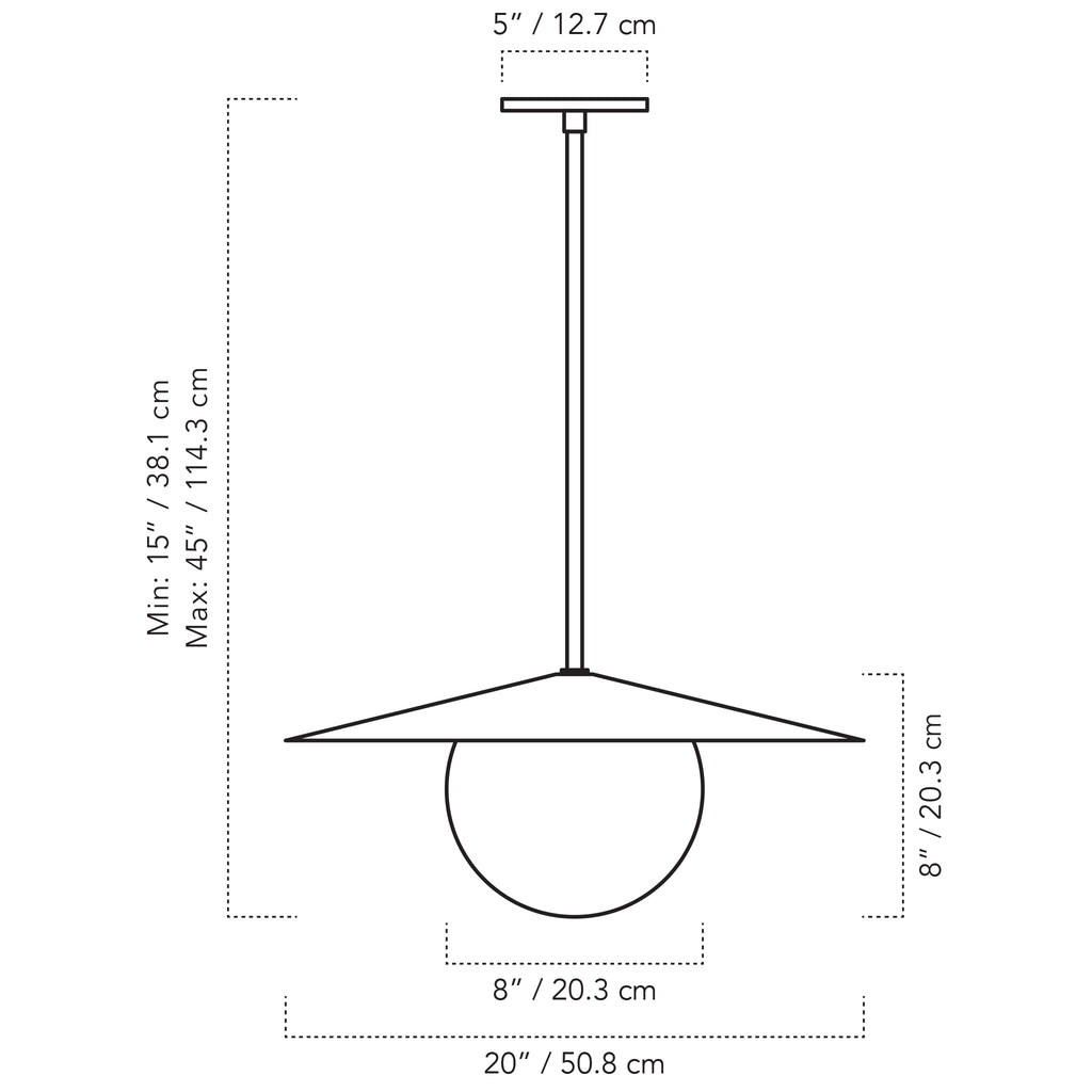 A Technical Drawing Of The Marie Majeure Pendant