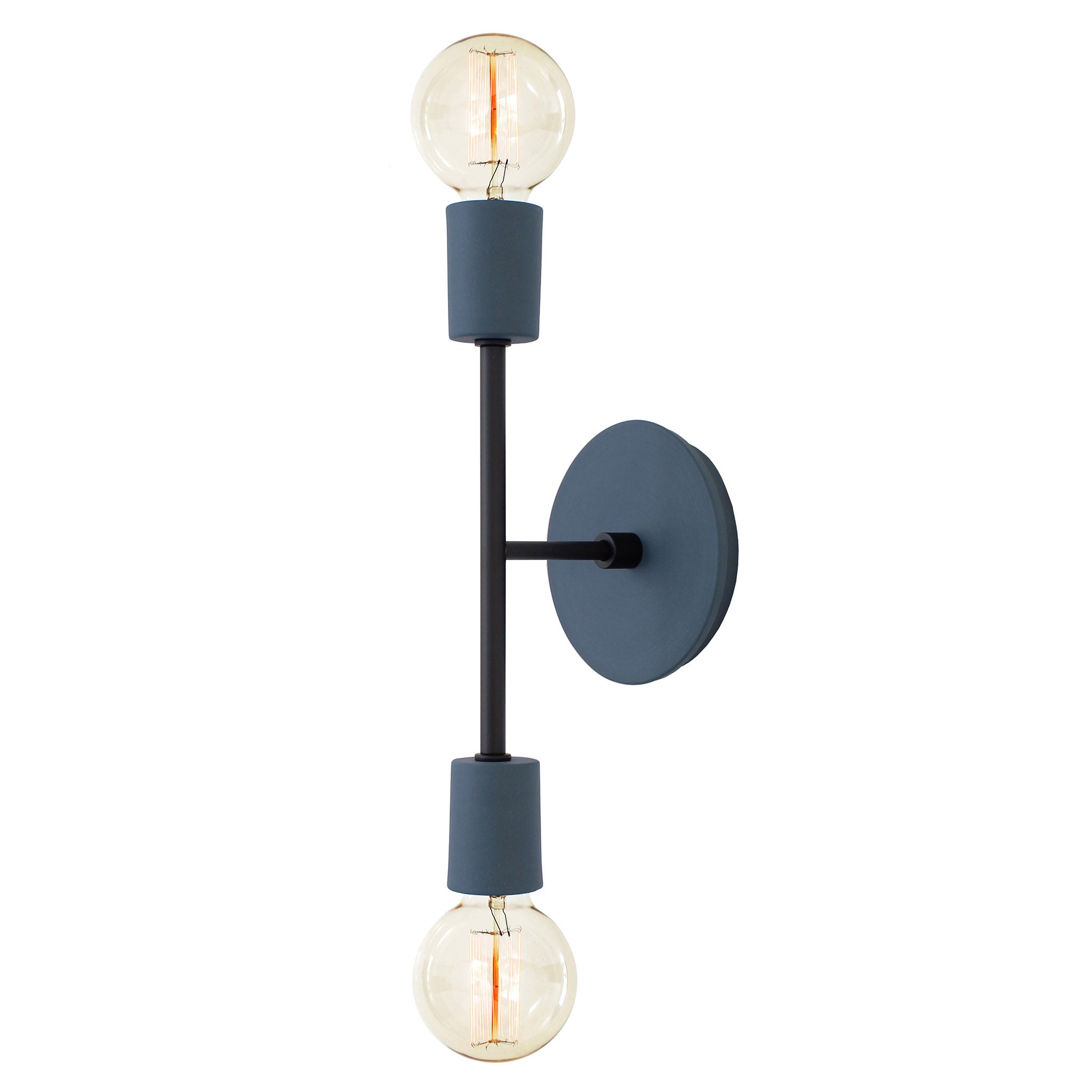 Verona shown in Denim ceramic finish with Matte Black