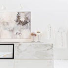 Fjord Spots shown in White with Brass. Interior Design by Alexis Garrett Design. Photo by Madie McKay