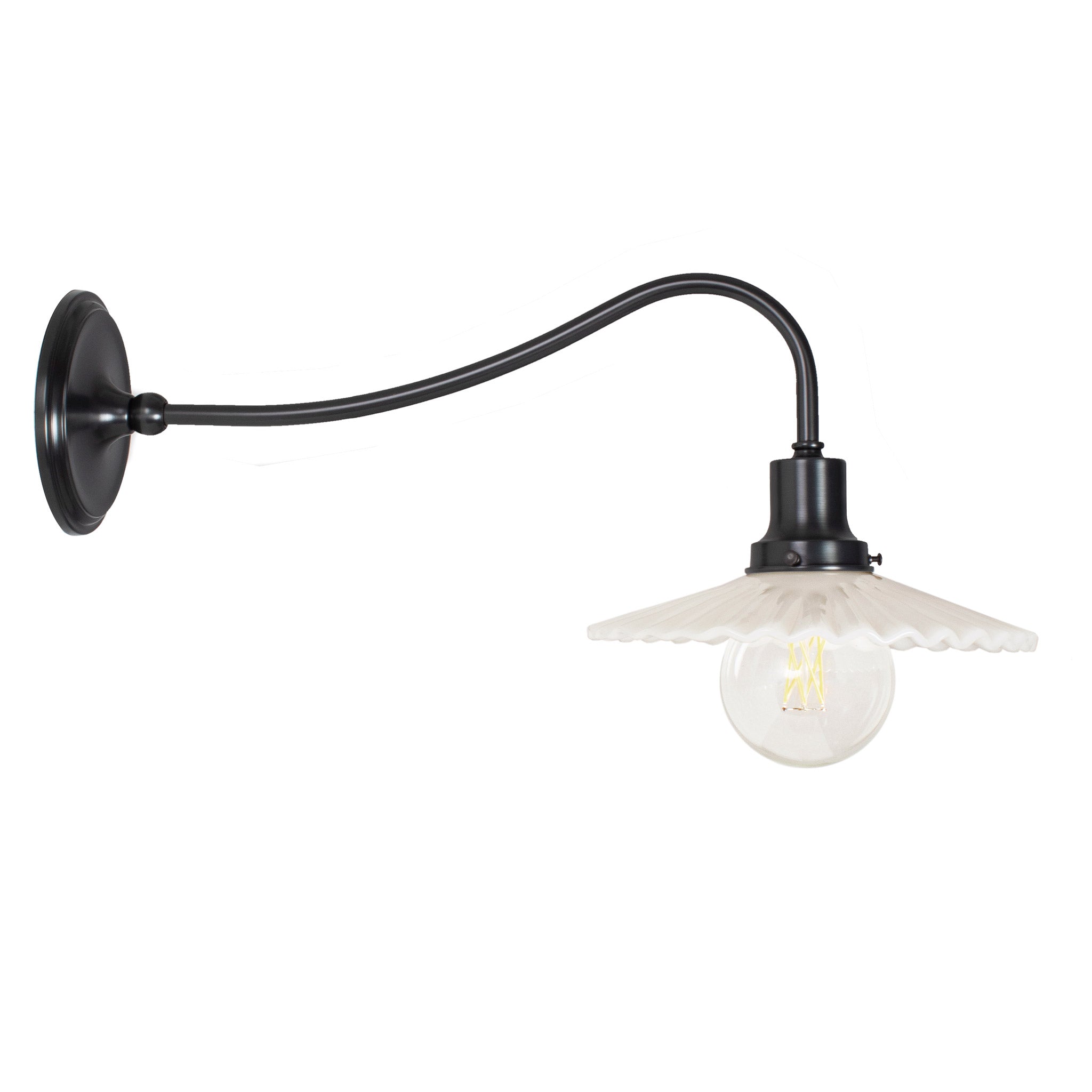 Marjorie Grand Sconce shown in Graphite Patina