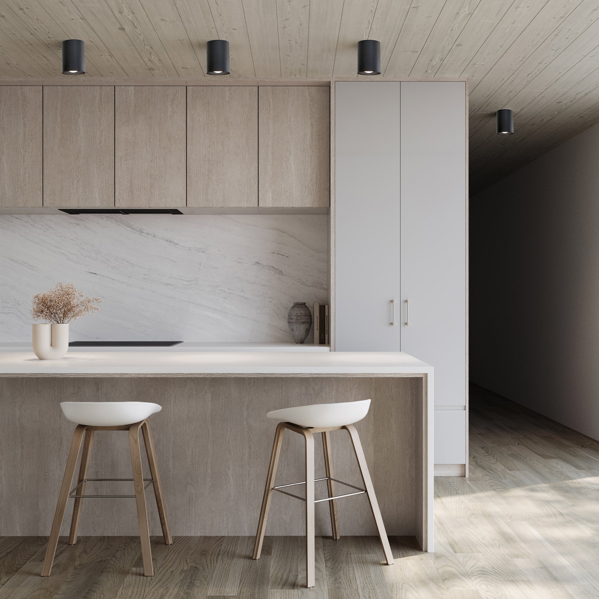 Cape Longs in Matte Black