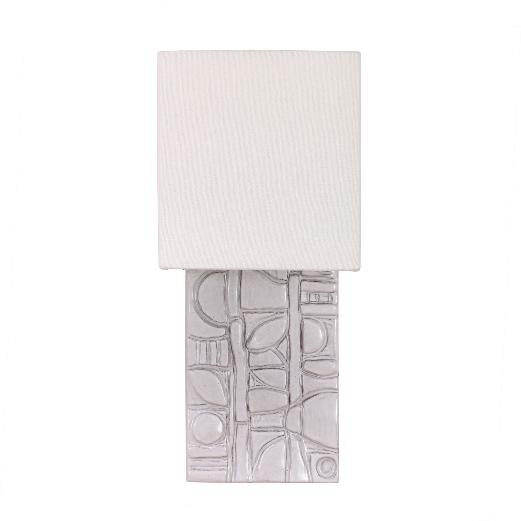 Asch Sconce shown in Brownstone White