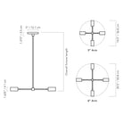 A Technical Drawing Of The Venus Compass Pendant