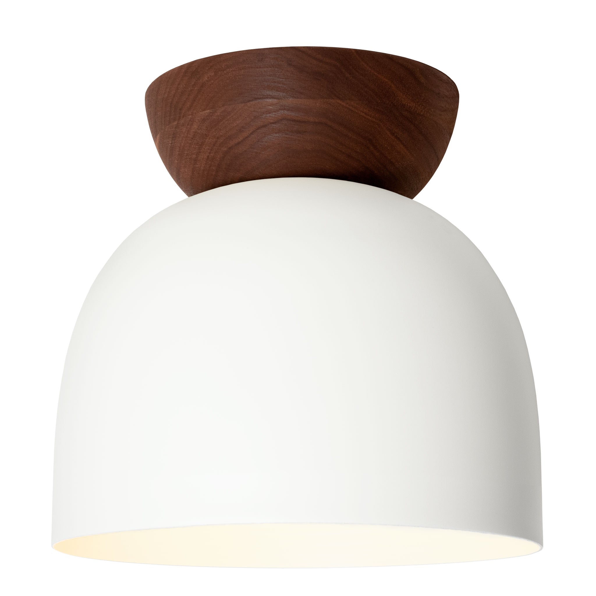 Amélie Surface 10" shown in White with Walnut canopy