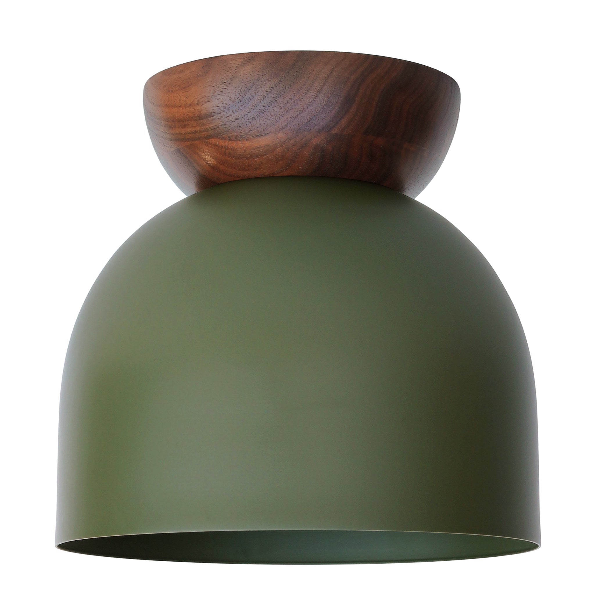 Amélie Surface 10" shown in Secret Garden Green with a Walnut canopy