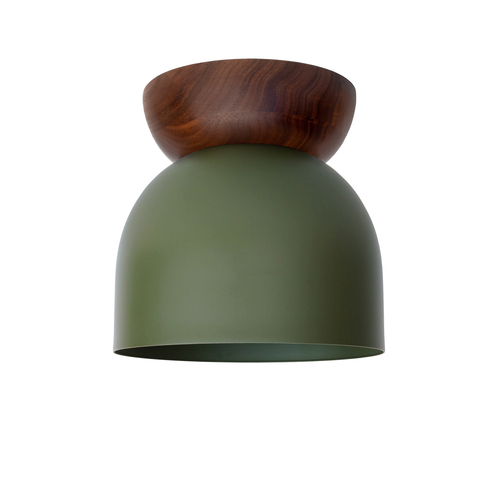 Amélie Surface 6" shown in Secret Garden Green with a Walnut canopy