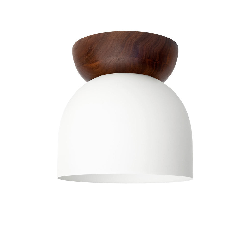 Amélie Surface 6" shown in White with Walnut canopy.